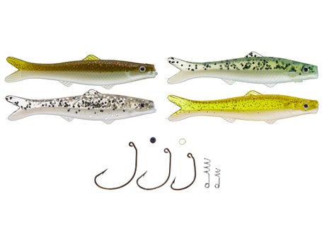 NEW Banjo Minnow 006 - 110 Piece Fishing Lures System - sporting