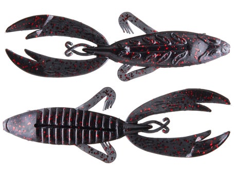 Big Bite Baits 4-Inch Rojas Fighting Frog Lures, Pack of 7, Watermelon Red  Flake