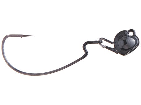 Big Bite Baits Swing Head Jigs - 4 Pack Black / 1/2 oz - 3/0