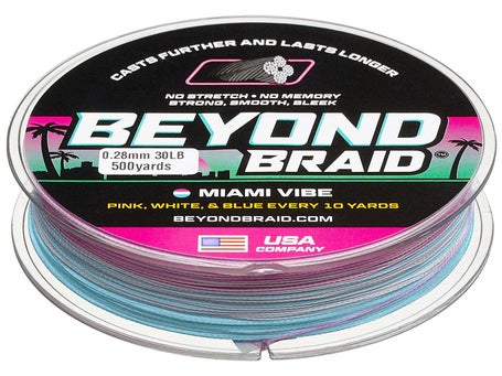 Beyond Braid Pink Camo 300 Yards 10lb