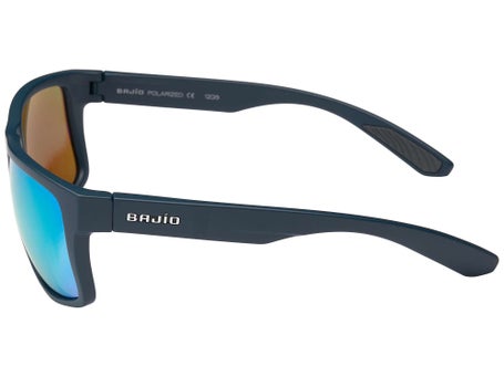 Bajio Boneville Sunglasses Black Matte / Blue Plastic