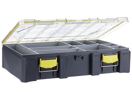  BUZBE Colony 28D (Deep) Modular Tackle Box, Waterproof Tackle  Box, Customizable Fishing Box, Plastic Storage Organizer Box, Saltwater  Tackle Box, Parts Box, Grey and Yellow : Sports & Outdoors