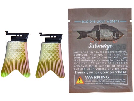 Leurre Baitsanity Explorer Gill Glide 6 2,4 Oz – Couleur Jungle Gill – Flottant Et Efficace