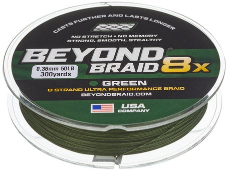 Beyond Braid Green 8X Strand 300 Yards 50lb