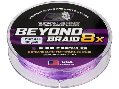 Beyond Braid 8X Braided Line Purple Prowler