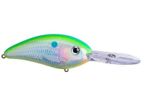 Bomber Lures Fat Free Shad Crankbait Bass Fishing Lure, Blue Back