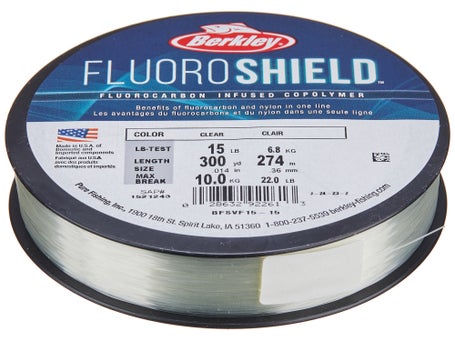 Berkley FluoroShield Clear Fluorocarbon Fishing Line