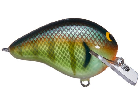 Black Label Balsa - Rattling Peanut - Balsa Crankbait - Hot Shad Color -  Wood Bait Country