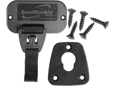 BoatBuckle retractable tie down & mounting bracket kit installation &  review