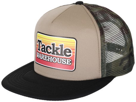 Black/Camo Style Trucker Hat – Bills & Gills outdoor apparel