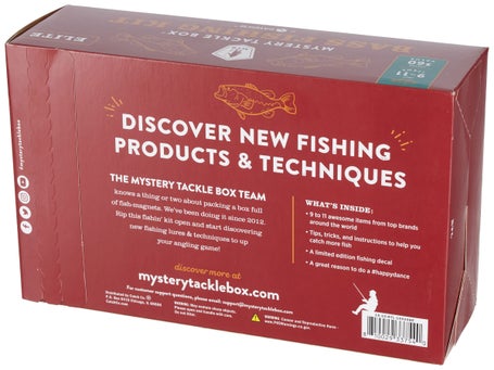 Pêche Achigan Kit Pêche Bass Mystery Tackle Box - Leurres Eau Douce Édition Limitée Boîte Pêche Mensuelle