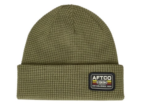 Aftco Chevron Waffle Beanie Burnt Olive