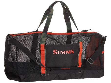 Simms Challenger Mesh Duffel Black / 60 Liters