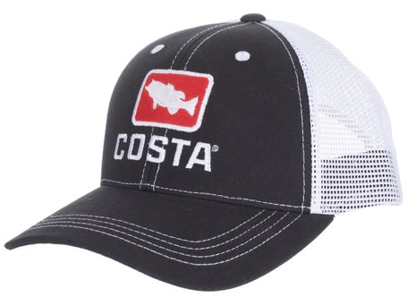 Costa, Accessories, Costa Trucker Hat Navy With Red Patch