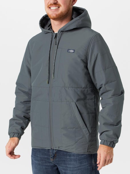 Aftco Crosswind Puff Hooded Jacket Charcoal