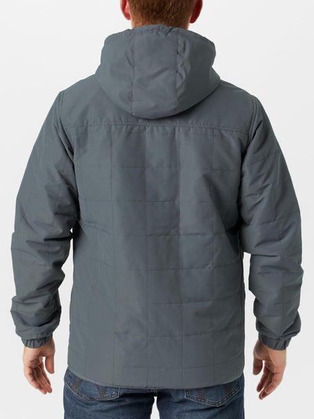 Aftco Crosswind Puff Hooded Jacket Charcoal Tackle Warehouse