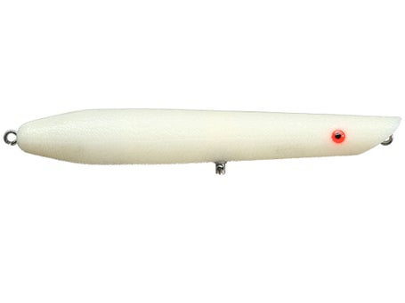 Cotton Cordell C6728 Pencil Popper Fishing Lure, Pearl/Red Head, 7