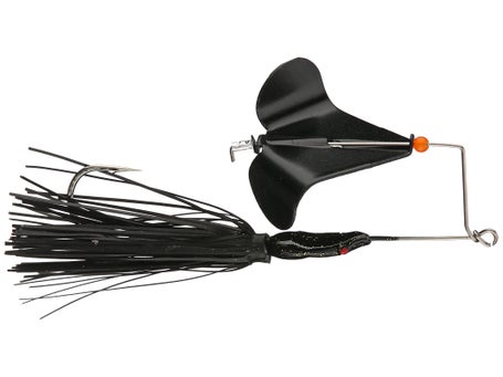 Boogerman Lures Buzzbaits 1/4 oz. Black Gold Blade