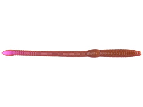 Creme Scoundrel Worm Watermelon Red / 6in