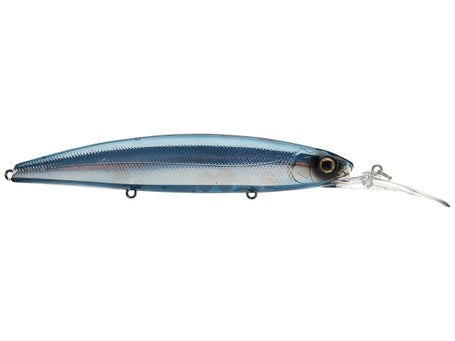 Silver Wounded 4 Jerkbait — Glitter Lure