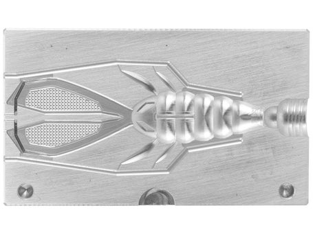 CNC Aluminum Machined Soft Plastic Fishing Lure Mold, CNC