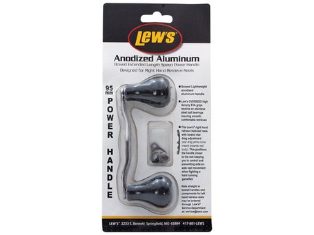 Lew's LEW'S CARBON FIBER BOWED EXTENDED LENGTH POWER HANDLE