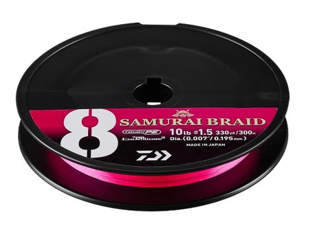 Daiwa Samurai 8 Braided Line Ruby Pink