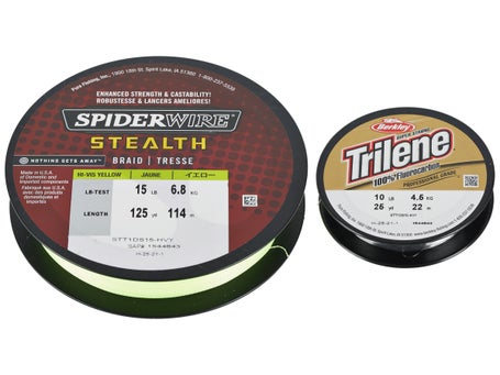 Spiderwire Stealth Blue Camo-Braid 20lb 125yd