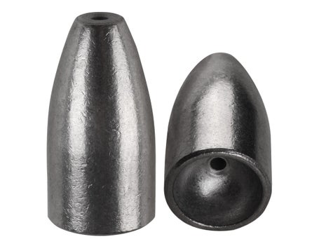 Bullet Weight Fishing Sinkers - Worm Black 5/16 - Brothers