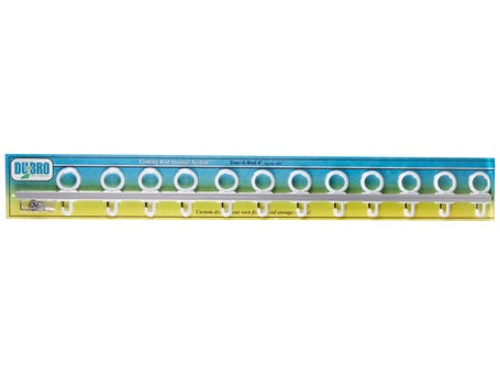 Dubro Trac-A-Rod Fishing Rod Rack White