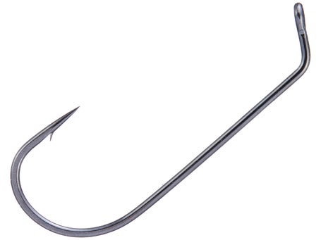 Victory 10798 Black Nickel 60 Degree Flat Eye Jig Hook Pack of 100 Size  3/0-5/0 | Circle B Tackle