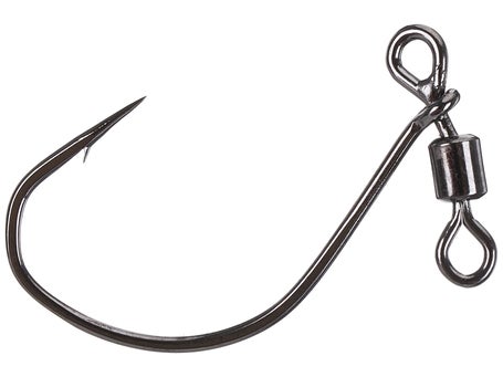 Cheap Decoy Worm 4 Strong Wire Hook with Keeper Barb Size 1/0 (0331)