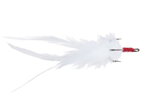 Dixie Jet Feather Hooks White 2