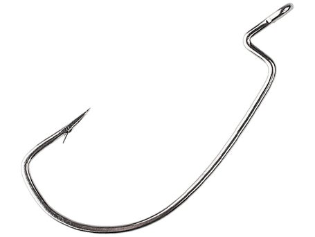 EAGLE CLAW FISHING HOOKS, EWG WORM HOOKS, SZ 4/0 (d1)