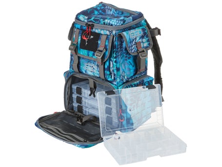 Largemouth Double Decker Tackle Backpack - Quartz Blue - 3600