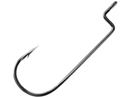 Eagle Claw Trokar Magworm Hook, Size: 5/0, Black