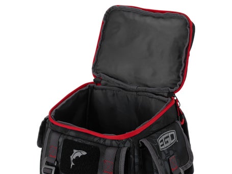 New Backpack Cooler Tackle Fishing Bag/Box With Shoulder Strap, Black