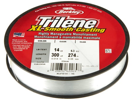 Berkley Trilene XL 20 lb. Monofilament Fishing Line, Clear - 110 Yds -  Precision Fishing