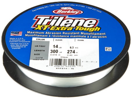 Berkley Trilene XT 8 lb. Monofilament Fishing Line, Clear - 1000