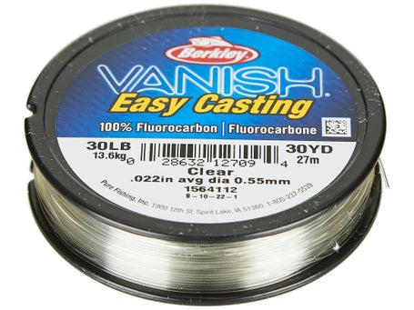 Berkley Vanish®, Clear, 10lb | 4.5kg Fluorocarbon Fishing Line