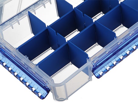 flambeau double sided tackle box Outdoors 6382 2-Tray Box, 15 Compartments, Blue and Gray The Flambeau Outdoors Tackle Kit features 63 Flambeau Outdoors, NextGen 4/0 Medium