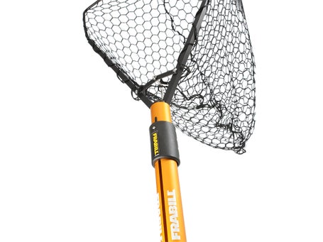 Frabill Power Catch Weighted Net | Coated Netting Fishing Net with  Collapsible Handle | Available in Multiple Hoop Sizes