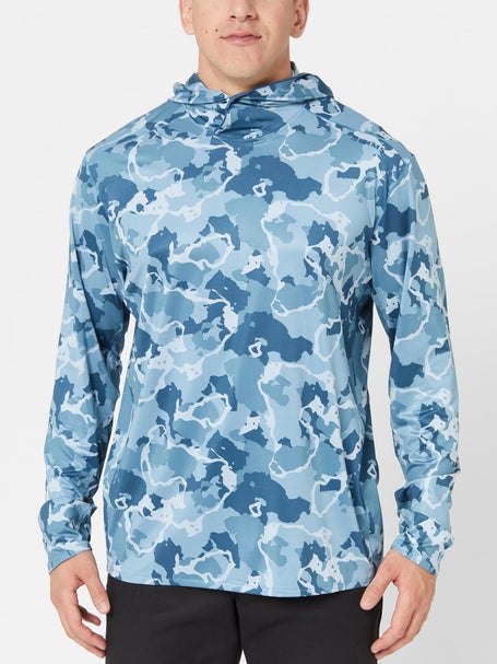 Simms Men's SolarVent Hoody, XL, Daze Camo Pool at  Men's