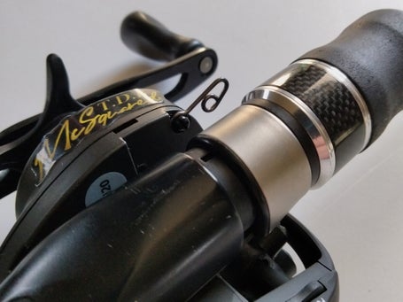 coastal tuff fishing pole Travel Surf Rod Size:4 1/8 inch Custom thread wraps The BEST & Most Gray