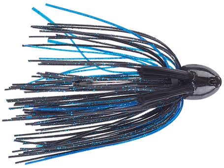 Black and Blue Grass Flipping Jig w/ Matching Craws – 99 Strikes Fishing Co