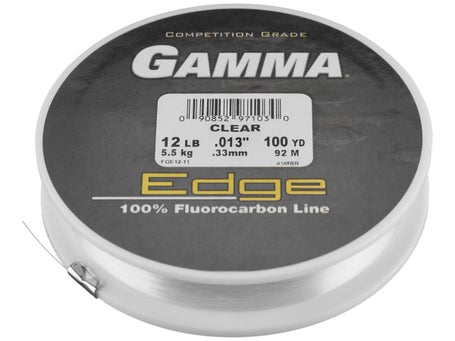Gamma Edge 100% Fluorocarbon Line - Clear