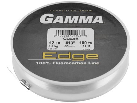 Gamma 100% Fluorocarbon Leader Material 25 lb.; Clear; 27 yds.