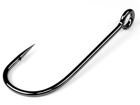 Inline Single Hook Black Nickel #2/0
