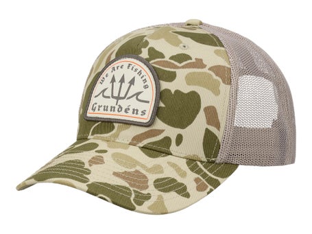 Grundens Poseidon Trucker Harvest Camo Hat