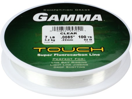 Gamma Touch Fluorocarbon Line 7lb 100 Yards